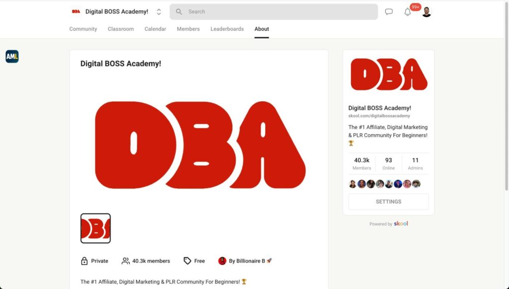 DBA Digital Boss Academy explained
